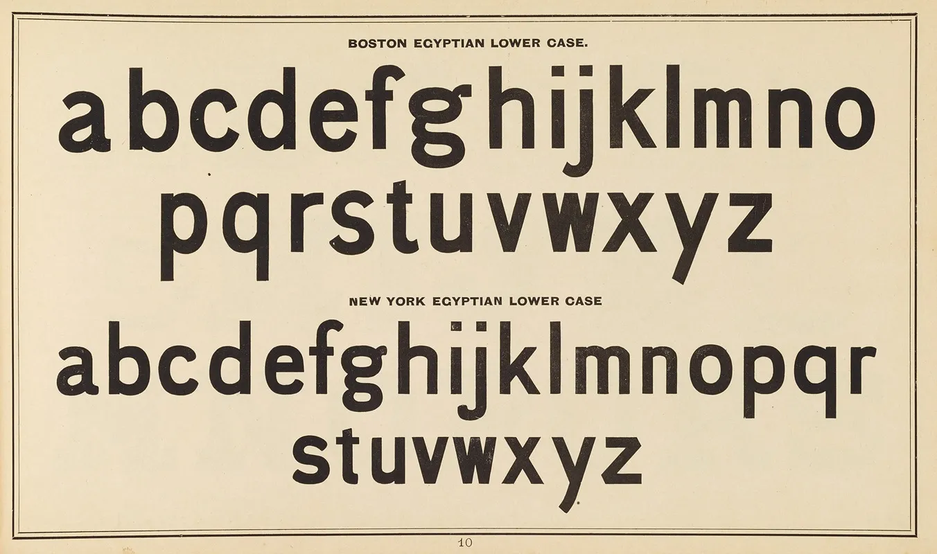 The Art Of Lettering And Sign Painters Manual Pl 09 Wall Art by Allen P Boyce - High-Resolution Digital Print