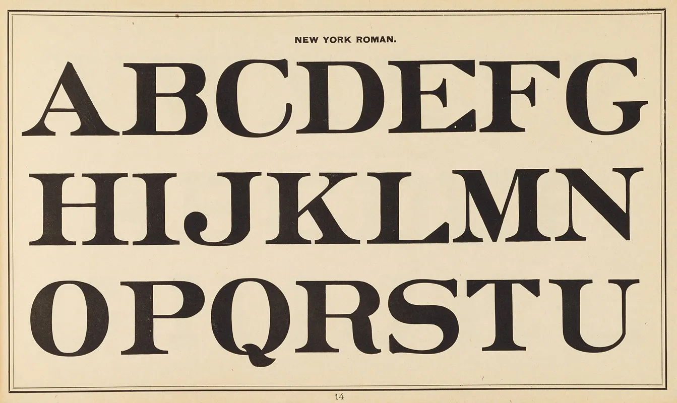 The Art Of Lettering And Sign Painters Manual Pl 13 Wall Art by Allen P Boyce - High-Resolution Digital Print