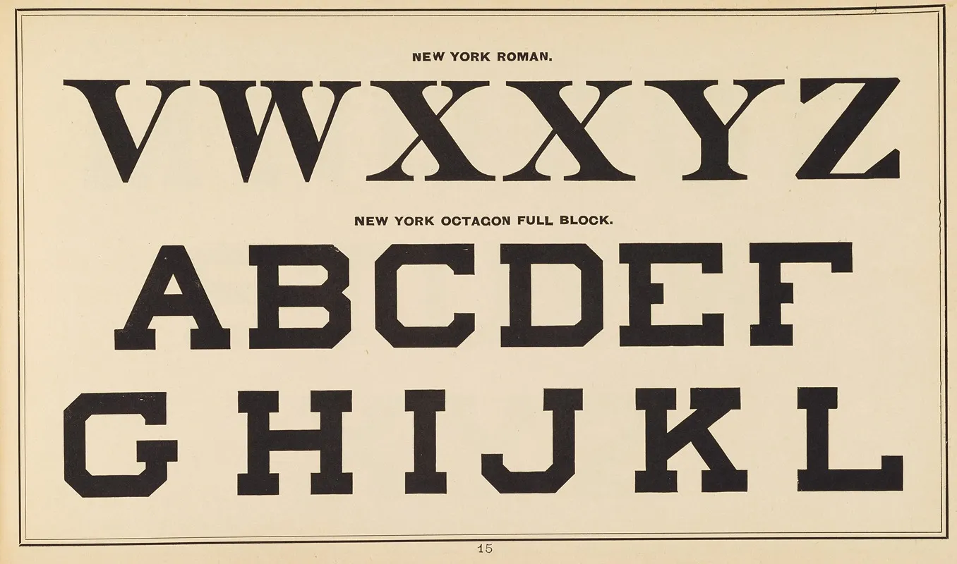 The Art Of Lettering And Sign Painters Manual Pl 14 Wall Art by Allen P Boyce - High-Resolution Digital Print