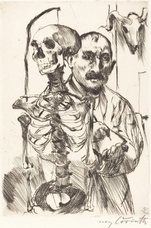 The Artist And Death Ii Der Kunstler Und Der Tod Ii