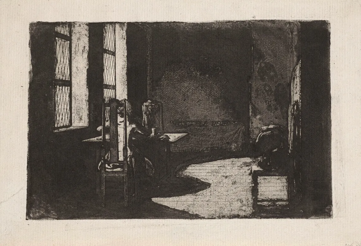 The Artist In His Mothers Room In Gdansk