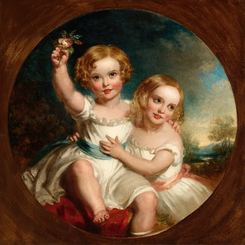The Artists Children Wall Art by John Wood - High-Resolution Digital Print
