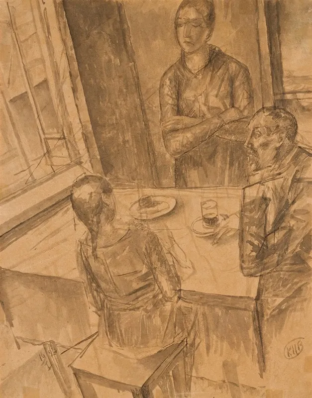 The Artists Family Wall Art by Kuzma Petrov-Vodkin - High-Resolution Digital Print