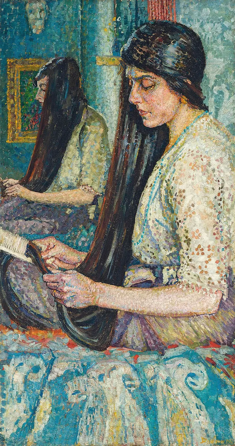 The Artists Sister Maria Wall Art by Gladys Dorothy Davison - High-Resolution Digital Print