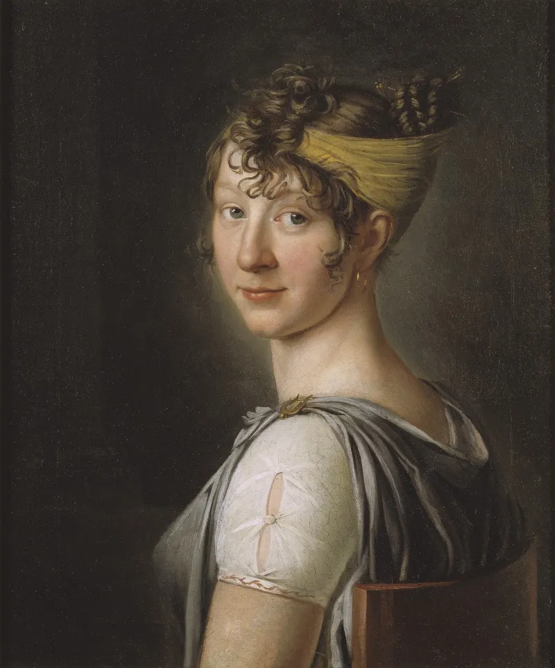 The Artists Sister Wilhelmina Wall Art by Per Krafft the Younger - High-Resolution Digital Print