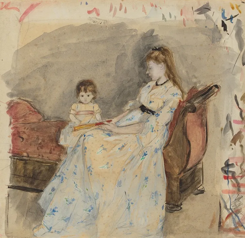 The Artists Sisteredma With Her Daughter Jeanne