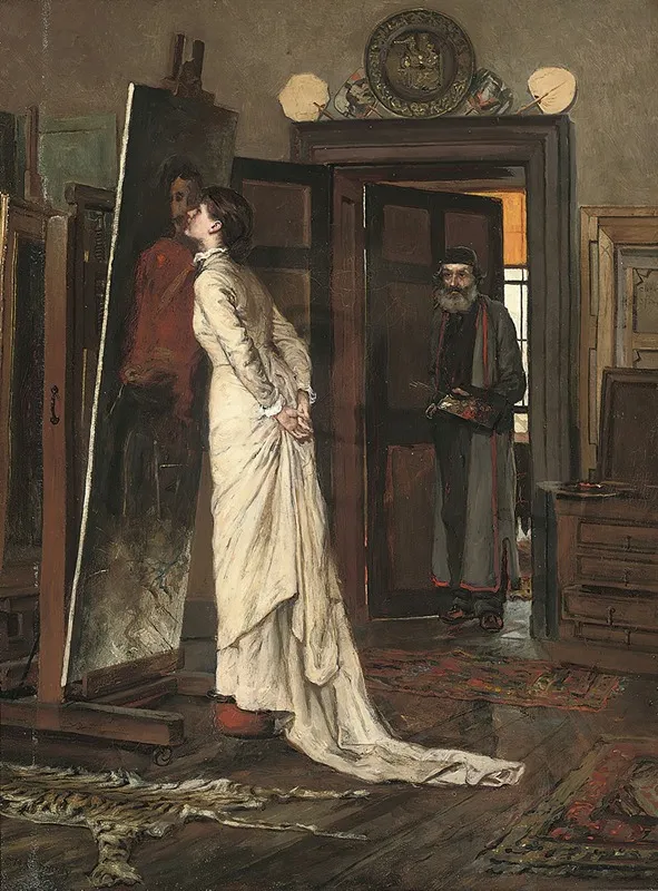 The Artists Studio 3 Wall Art by Charles Napier Kennedy - High-Resolution Digital Print