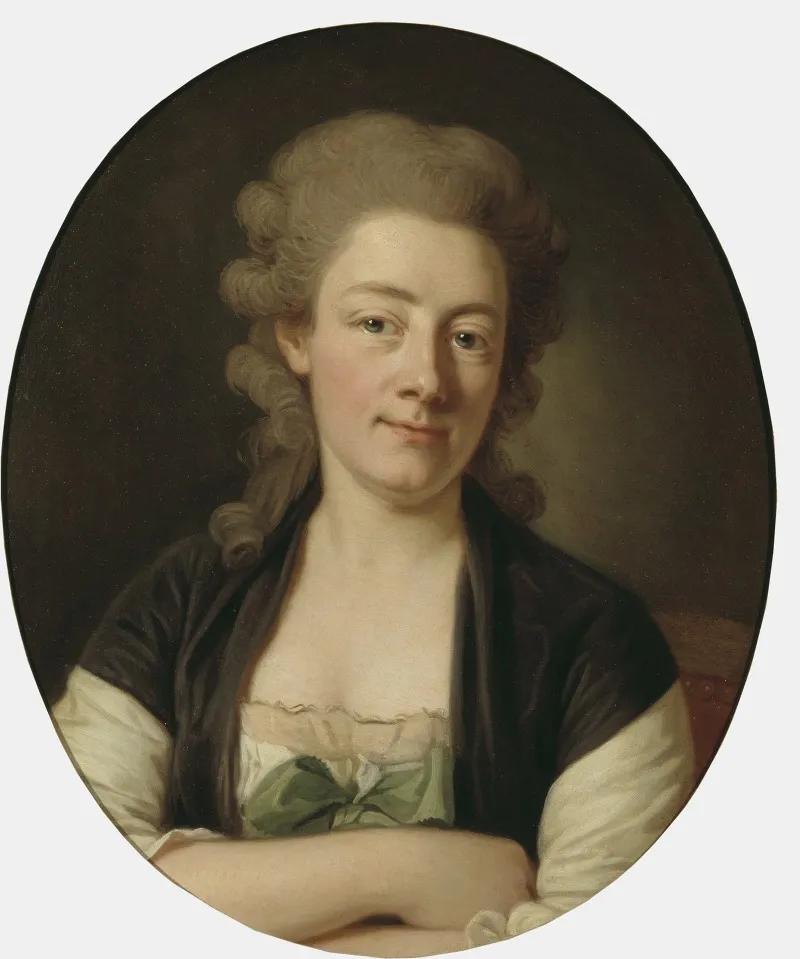 The Artists Wife Maria Wilhelmina Wall Art by Per Krafft the Elder - High-Resolution Digital Print