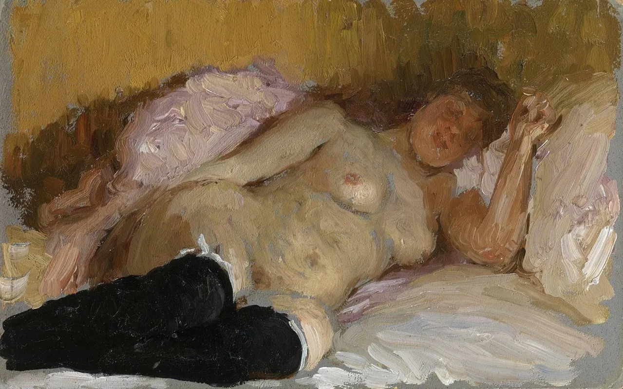 The Artists Wife Natalia Nordman Sleeping
