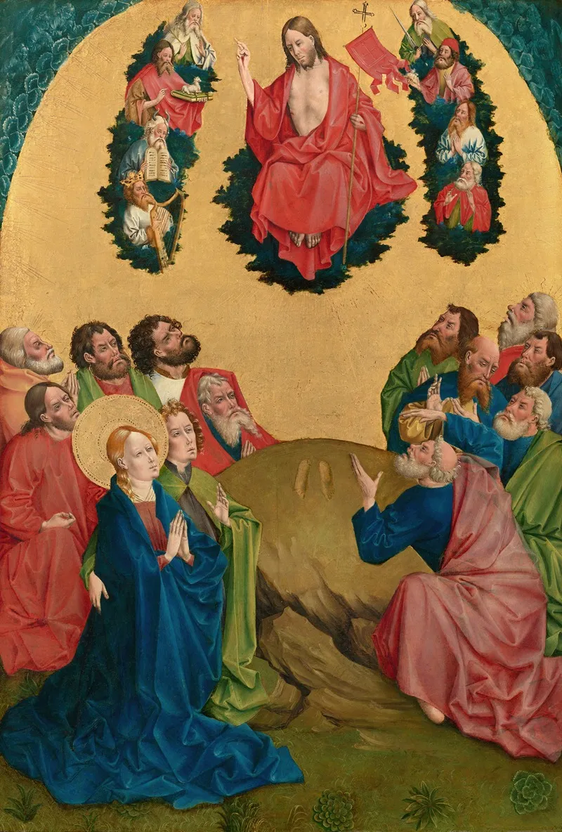 The Ascension 14 Wall Art by Johann Koerbecke - High-Resolution Digital Print