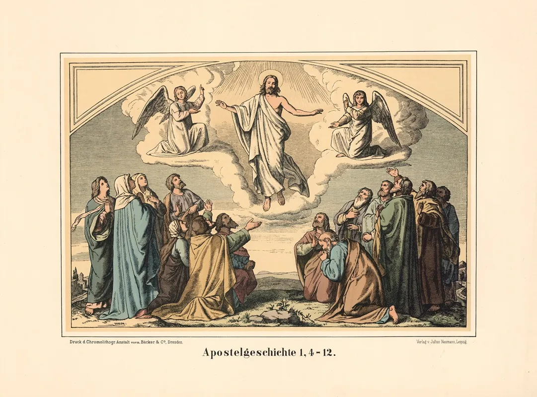 The Ascension 17 Wall Art by Karl Gottlob Schönherr - High-Resolution Digital Print