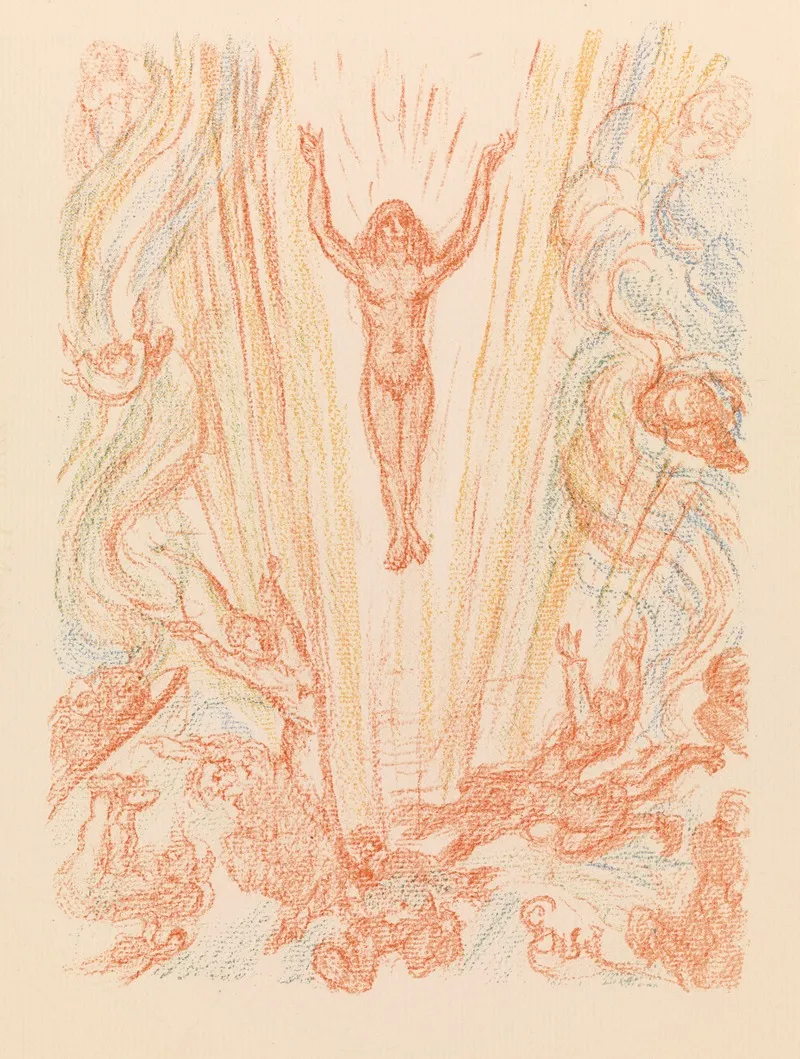 The Ascension 8 Wall Art by James Ensor - High-Resolution Digital Print