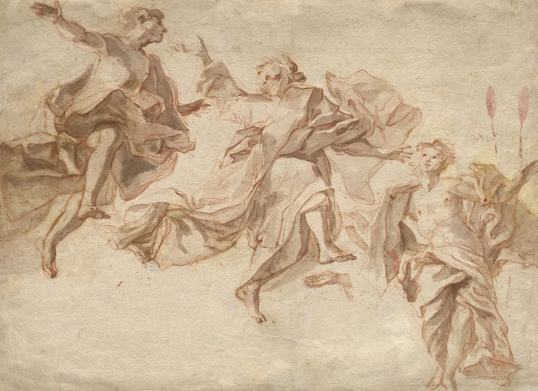 The Ascension Of Christ Wall Art by Cosmas Damian Asam - High-Resolution Digital Print