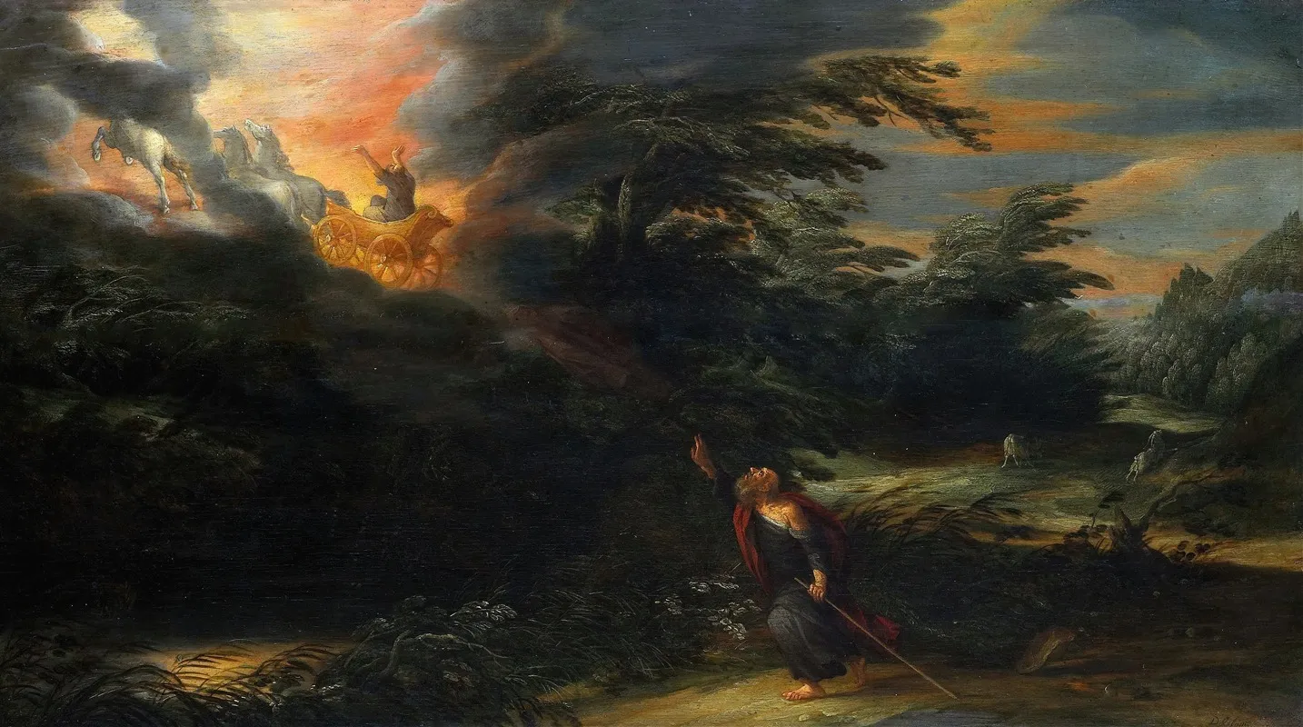 The Ascension Of Elijah Wall Art by David Colijns - High-Resolution Digital Print