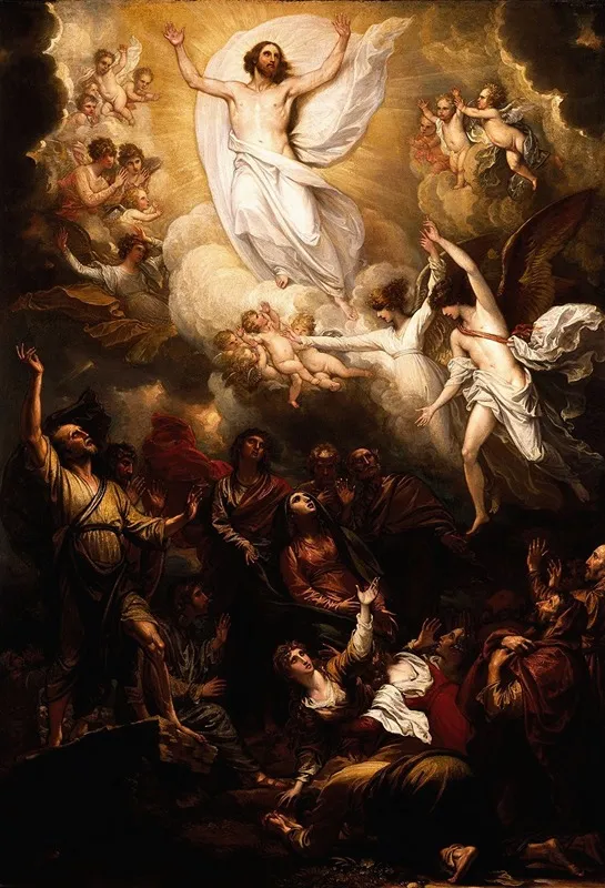 The Ascension Wall Art by Benjamin West - High-Resolution Digital Print