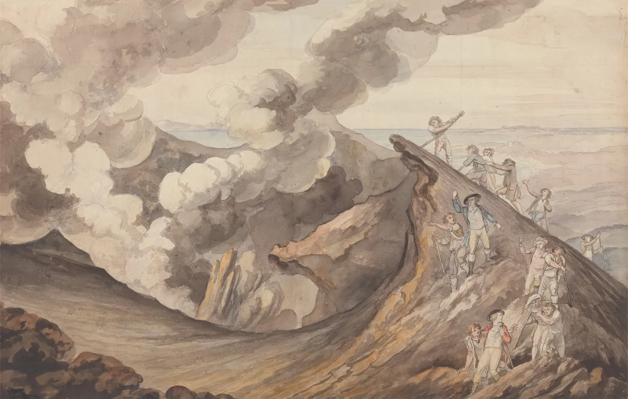 The Ascent Of Vesuvius