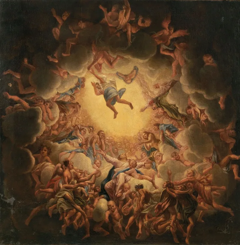 The Assumption 2 Wall Art by Follower of Correggio - High-Resolution Digital Print