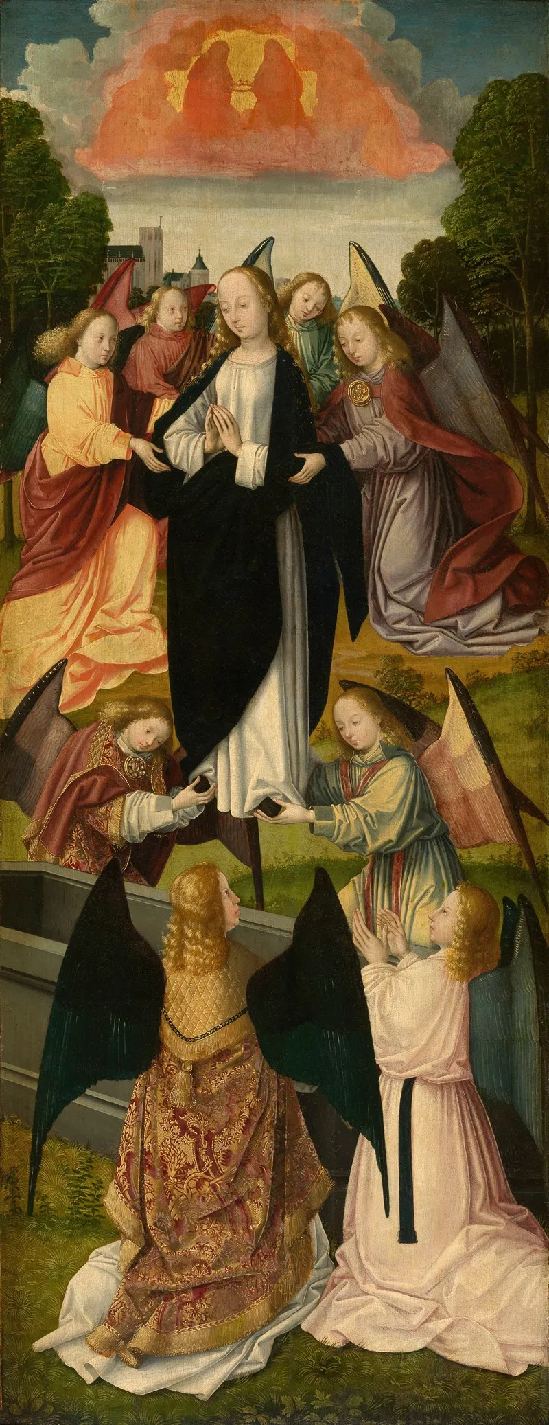 The Assumption Of Mary 4 Wall Art by Meester van de Amsterdamse Dood van Maria - High-Resolution Digital Print