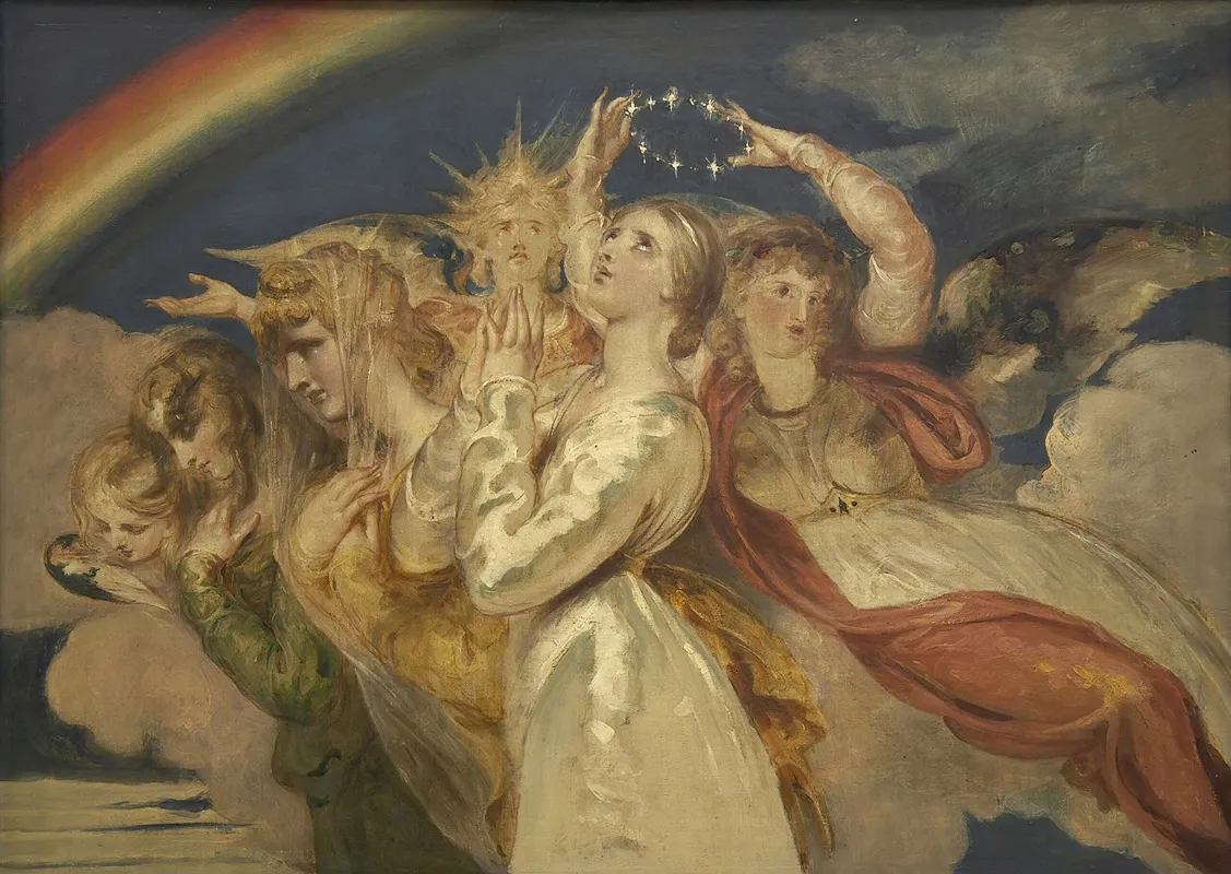 The Assumption Of The Virgin 23 Wall Art by William Etty - High-Resolution Digital Print