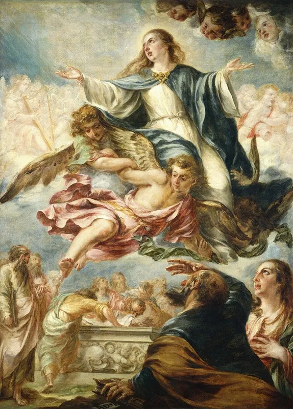 The Assumption Of The Virgin 2 Wall Art by Juan de Valdés Leal - High-Resolution Digital Print