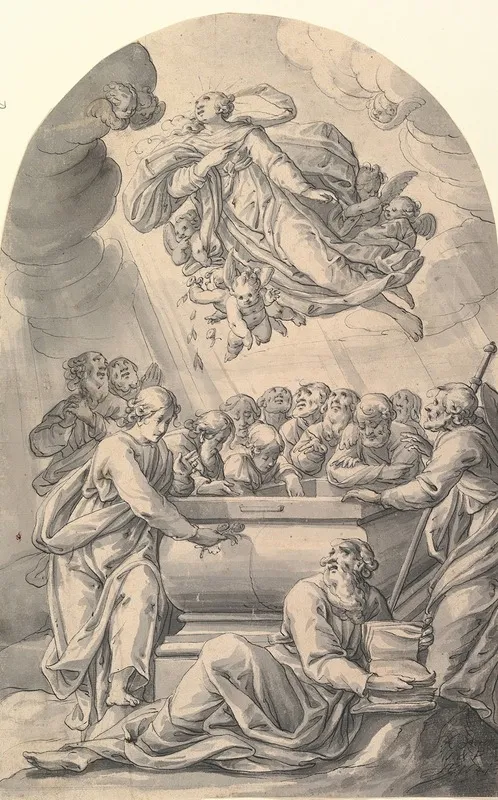 The Assumption Of The Virgin 34 Wall Art by Johann Christophorus Storer - High-Resolution Digital Print