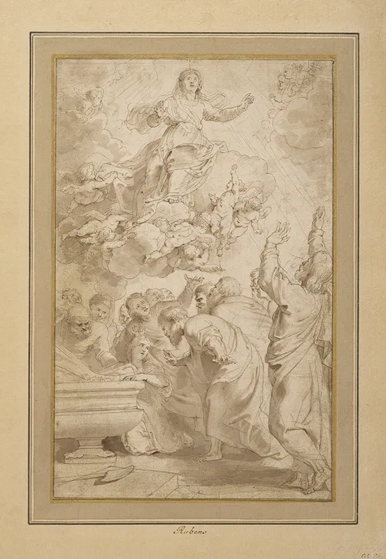 The Assumption Of The Virgin 36 Wall Art by Peter Paul Rubens - High-Resolution Digital Print