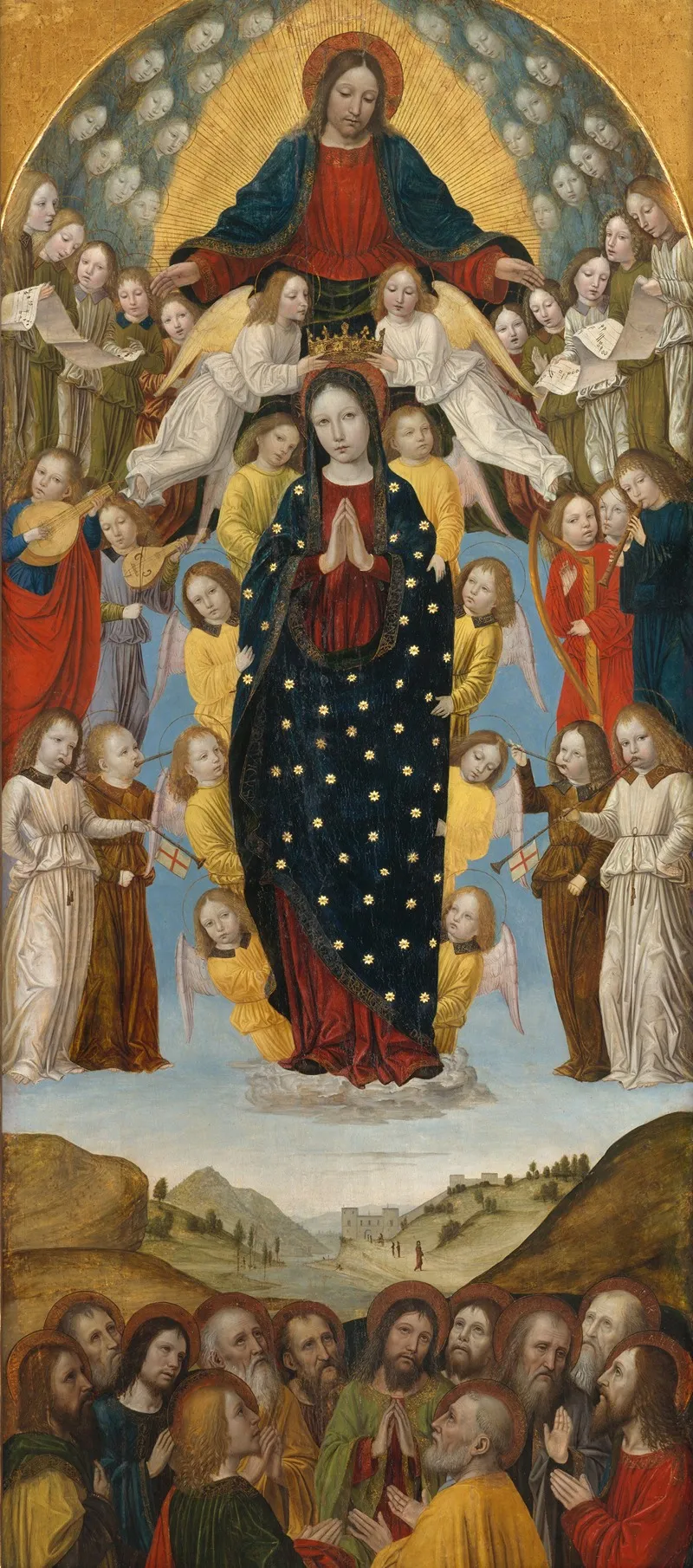 The Assumption Of The Virgin 43 Wall Art by Bergognone - High-Resolution Digital Print