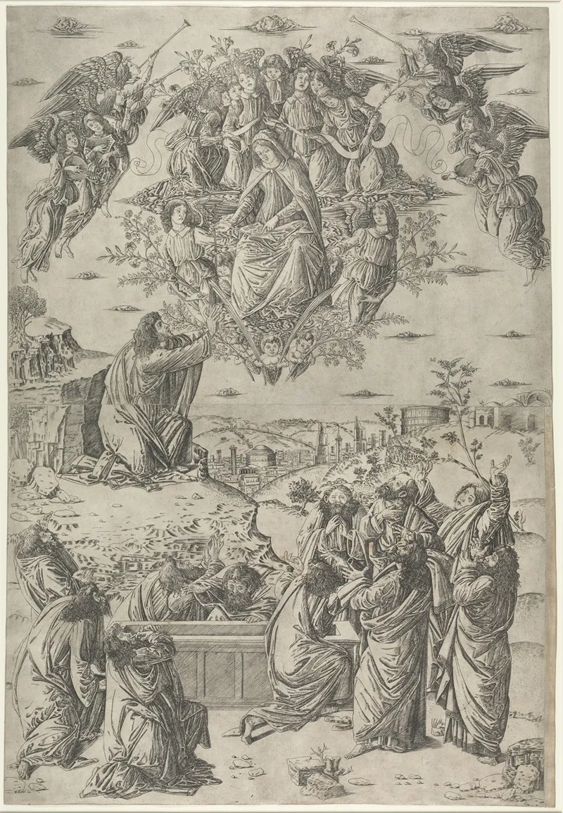 The Assumption Of The Virgin 45 Wall Art by Francesco Rosselli - High-Resolution Digital Print