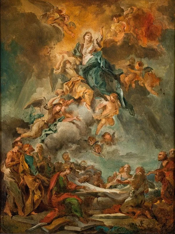 The Assumption Of The Virgin Wall Art by Carlo Carlone - High-Resolution Digital Print