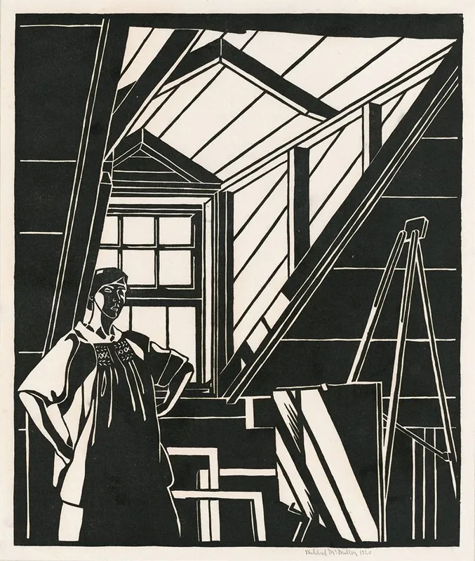 The Attic Window Wall Art by Mildred McMillen - High-Resolution Digital Print
