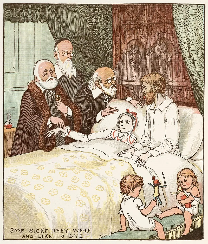 The Babes In The Wood Pl 02 Wall Art by Randolph Caldecott - High-Resolution Digital Print