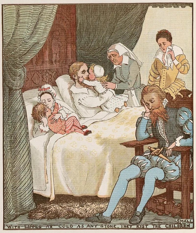 The Babes In The Wood Pl 04 Wall Art by Randolph Caldecott - High-Resolution Digital Print