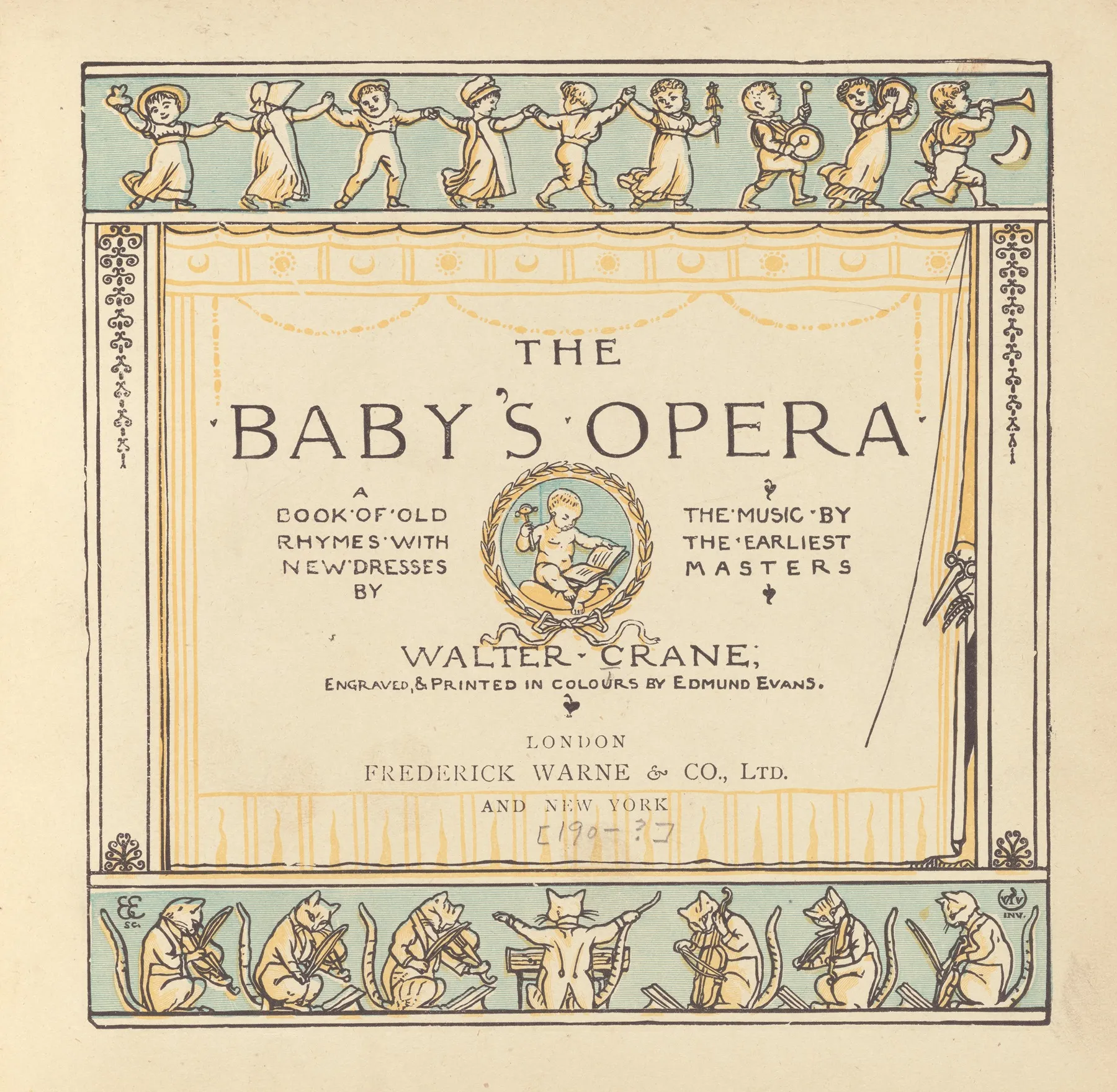 The Babys Opera Title Page Wall Art by Walter Crane - High-Resolution Digital Print