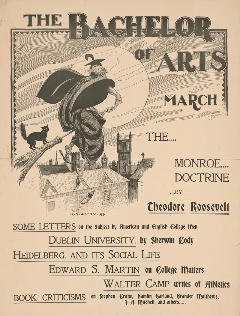 The Bachelor Of Arts For March Wall Art by Henry Summer Watson - High-Resolution Digital Print