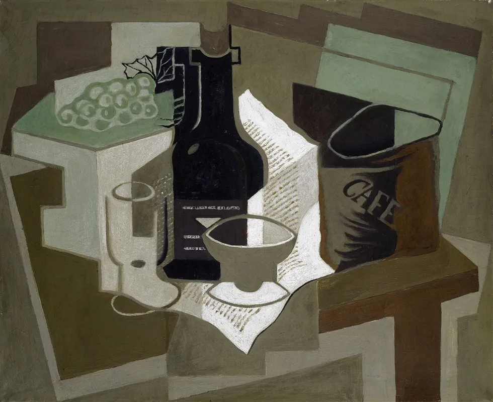 The Bag Of Coffee Wall Art by Juan Gris - High-Resolution Digital Print