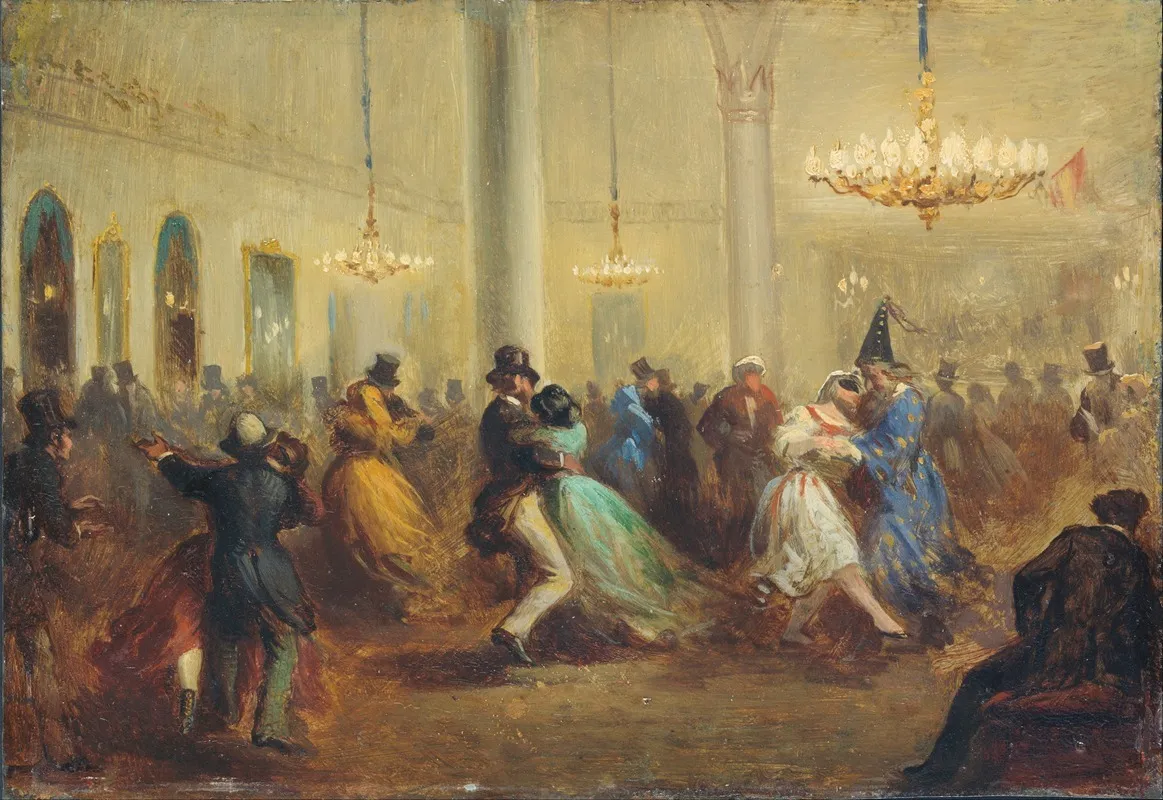The Baile De Capellanes Wall Art by Ricardo Balaca - High-Resolution Digital Print