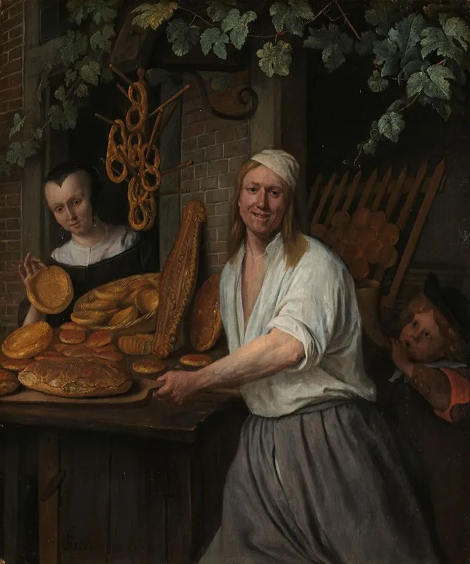 The Baker Arent Oostwaard And His Wife Catharina Keizerswaard