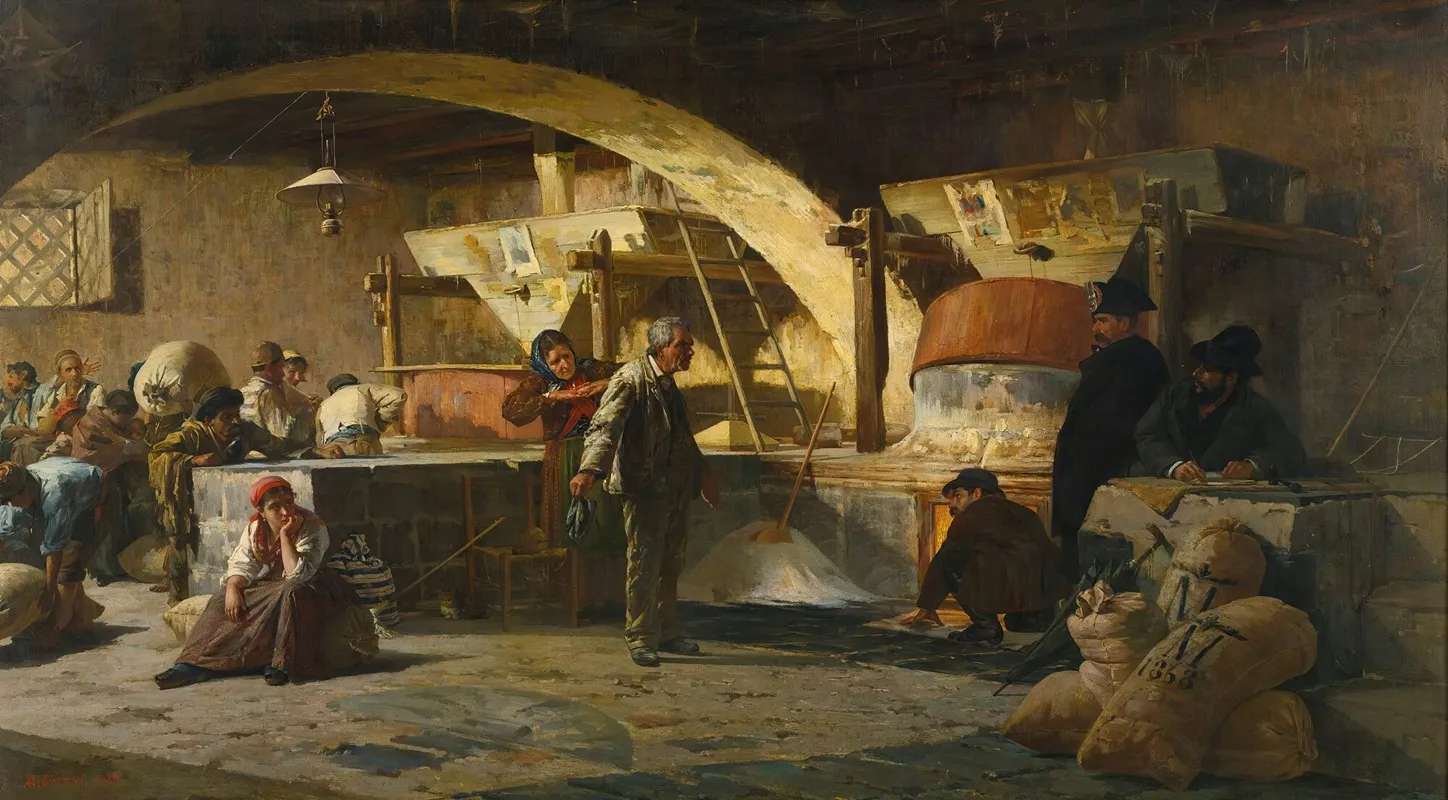 The Bakery Wall Art by Gaetano Capone - High-Resolution Digital Print