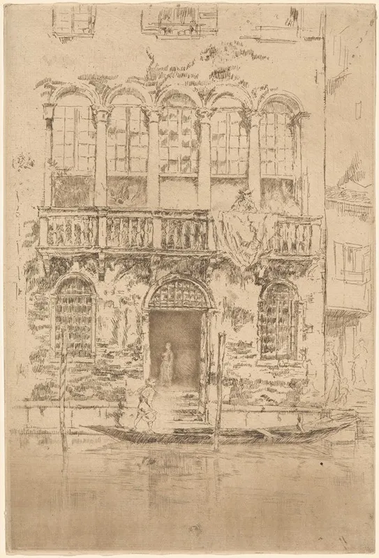 The Balcony 4 Wall Art by James Abbott McNeill Whistler - High-Resolution Digital Print