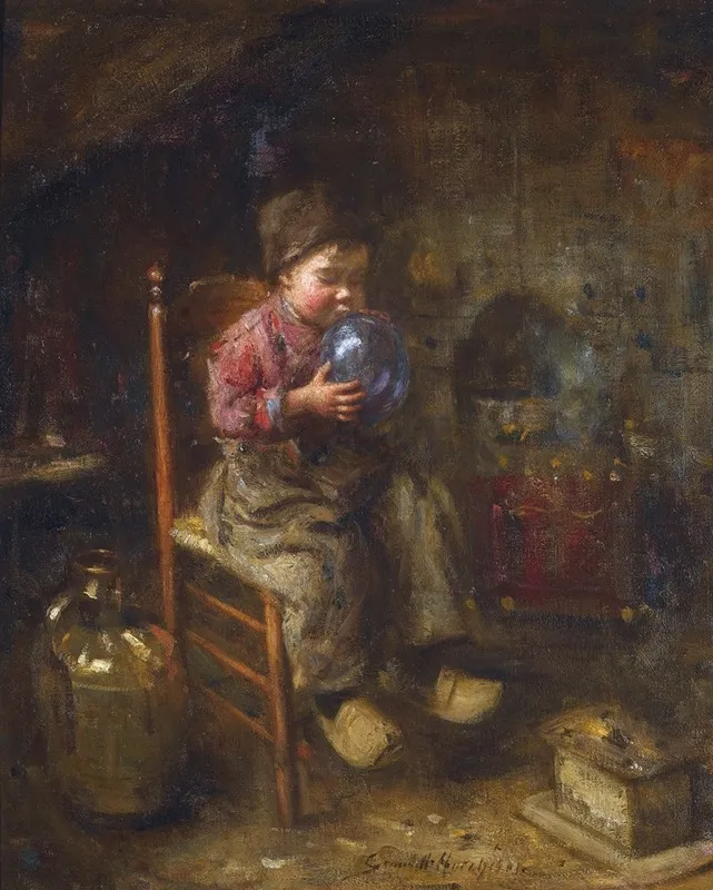 The Balloon Wall Art by Robert Gemmell Hutchison - High-Resolution Digital Print
