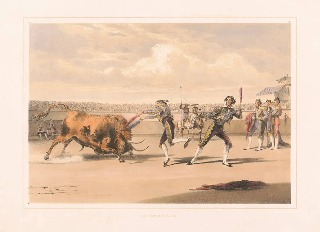 The Banderillas Wall Art by William Henry Lake Price - High-Resolution Digital Print