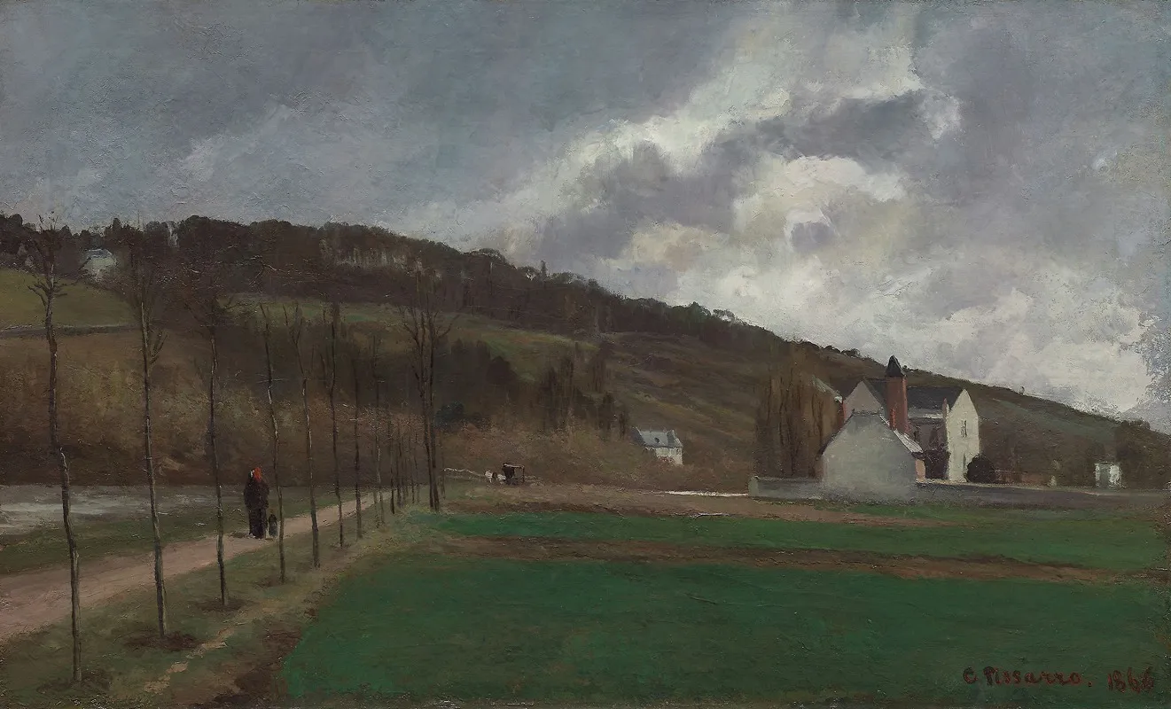 The Banks Of The Marne In Winter