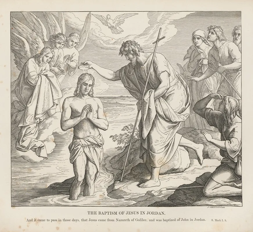 The Baptism Of Jesus In Jordan