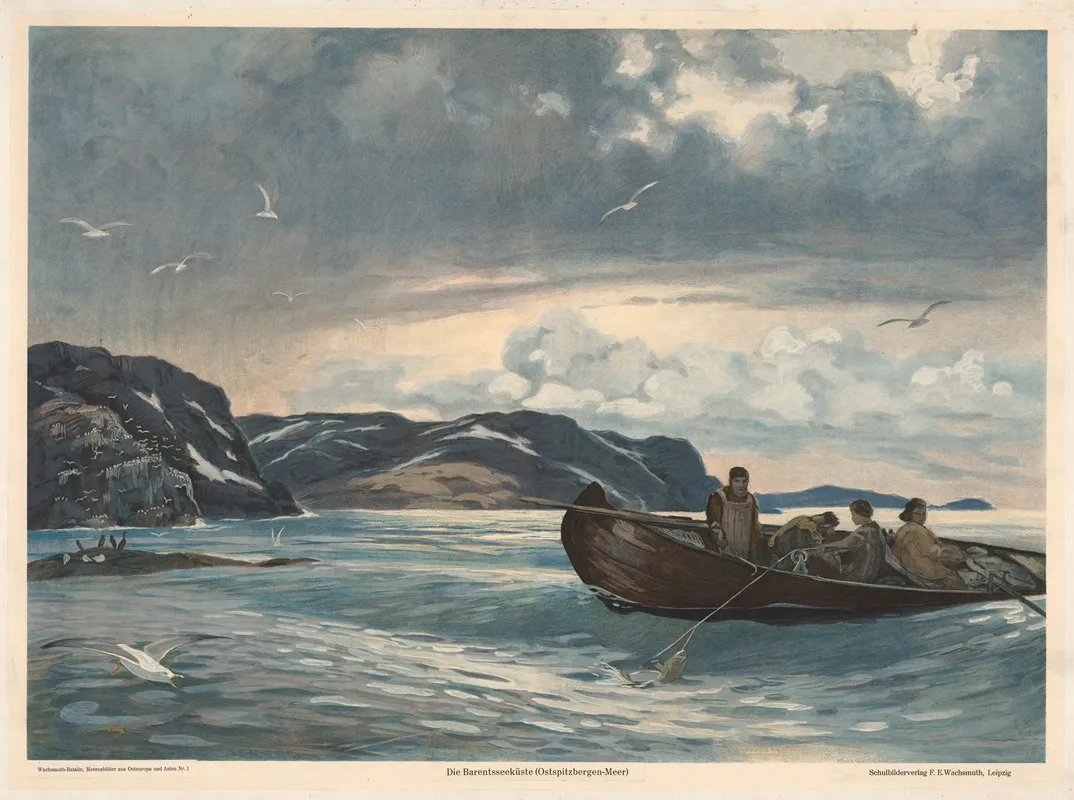 The Barents Sea Coast East Spitsbergen Sea