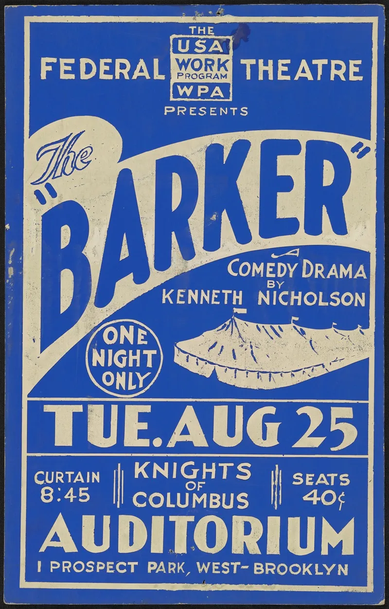 The Barker Wall Art by Anonymous - High-Resolution Digital Print