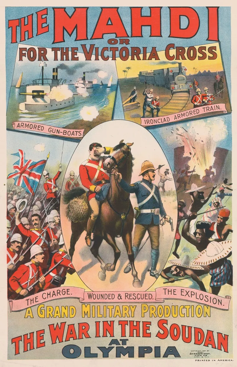 The Barnum And Bailey Greatest Show On Earth The Mahdi A Grand Military Production The War In The Soudan At Olympia