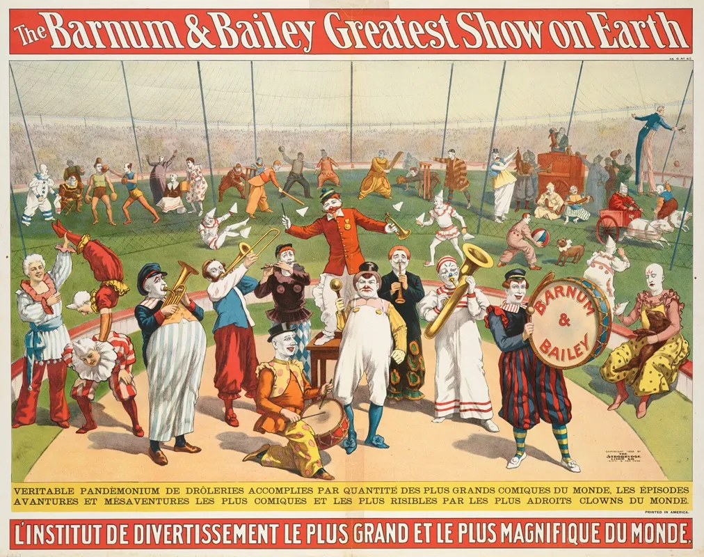 The Barnum Bailey Greatest Show On Earth Linstitut De Divertissement Le Plus Grand Et Le Plus Magnifique Du Monde 3