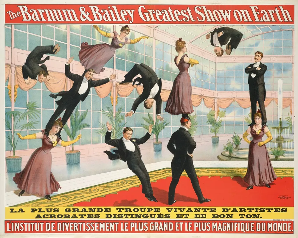 The Barnum Bailey Greatest Show On Earth Linstitut De Divertissement Le Plus Grand Et Le Plus Magnifique Du Monde 4