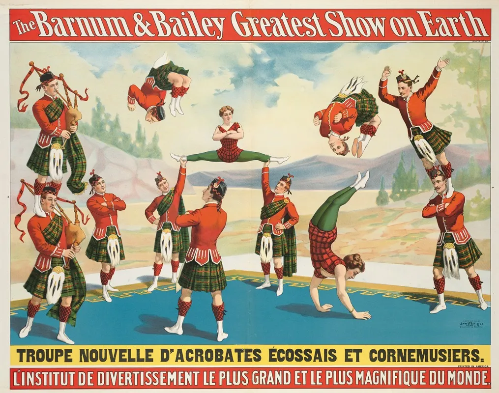 The Barnum Bailey Greatest Show On Earth Linstitut De Divertissement Le Plus Grand Et Le Plus Magnifique Du Monde 7
