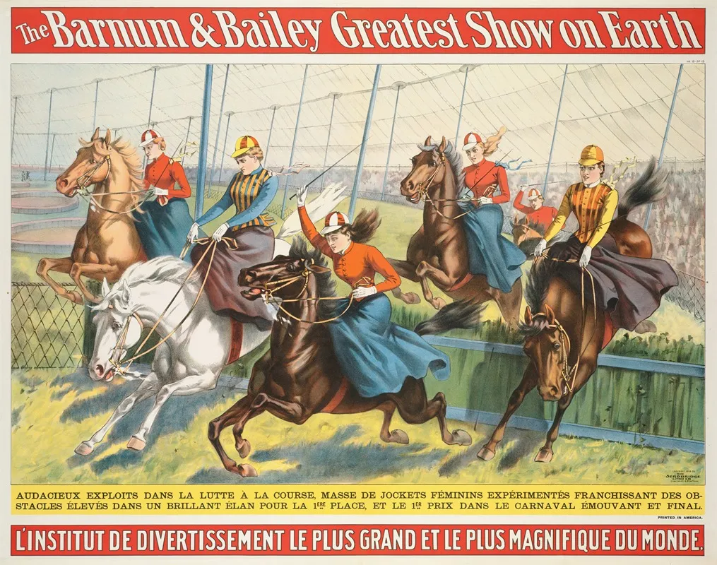 The Barnum Bailey Greatest Show On Earth Linstitut De Divertissement Le Plus Grand Et Le Plus Magnifique Du Monde 8